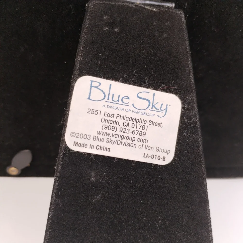 Vtg 2003‎ Blue Sky Clayworks Heather Goldminc Bear Fish Tree Ceramic Photo Frame